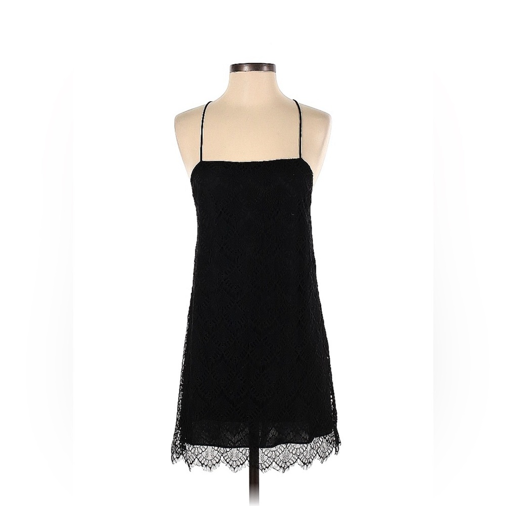 Black Lace Cotton Candy LA Summer Dress